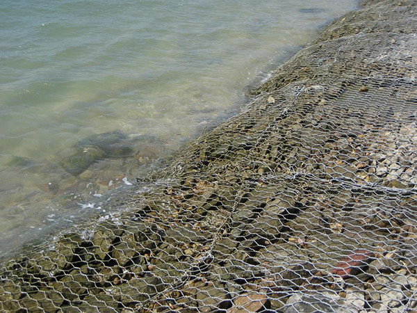 Anti Erosion Flexible Ecological Gabion Mesh Retaining Wall 80x100mm