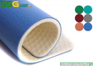 Wholesale Gem Stone Style PVC Vinyl Floor Covering For Badminton Court 1.2mm - 1.5 Mm Wear Layer from china suppliers