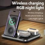 Multifunctional Wireless Charger for Earbuds and Phone 3 In 1 Desktop Fast