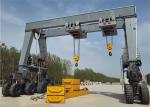 Heavy Duty 200t MG Double Beam Mobile Gantry Cranes 5m-32m Span