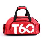 Custom Logo Unisex Portable Waterproof Sports Gym Fitness Duffle Backpack