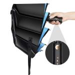 Automatic Open close Pongee 3 Fold Umbrella Dia38" with USB Music Player