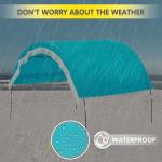 Outdoor Camping Beach Sunshade Sky Tent, Beach Canopy Tent Sun Shade, Gradient