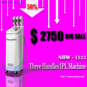 Wholesale August big Promotion!!! 50% off!!! 3 handles professional IPL salon use beauty instrument from china suppliers