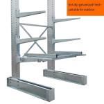 Industrial Single Cantilever Rack for Sheet Metal Storage Weight Capacity 300