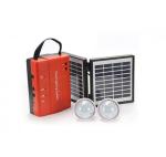 Hot-seeling in Africa rechargeable 4W DIY solar energy kits with 2 led light for