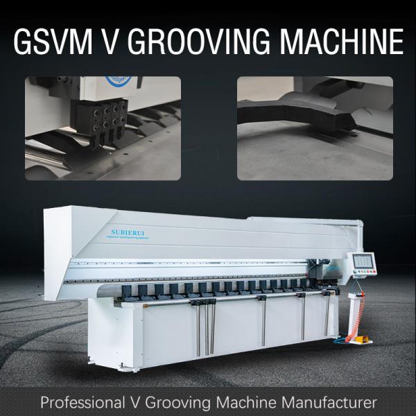 Compact Sheet Metal Grooving Machine V Groove Cutter Machine For Elevator