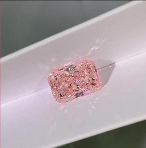 Wholesale IGI Certified Pink Loose Lab Created Diamonds Radiant Cut 1ct-1.5ct from china suppliers