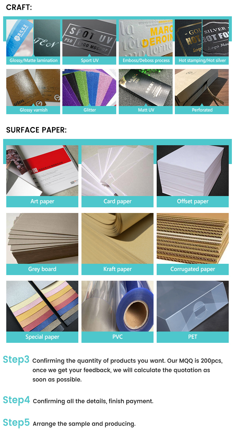 Industrial Custom Folding Personalize Packaging Cardboard Rigid Box for Clothing
