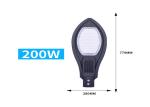 110LM 100w 150w 200w Waterproof LED Street Lights Integrated Split Street Lights