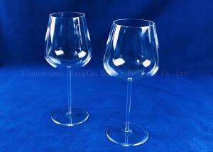China SIO2 Red Wine 1100℃ Quartz Crystal Glass For Family Dinner on sale