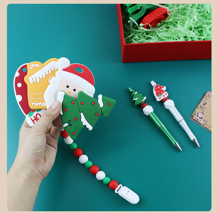 BPA Free Baby Silicone Toys , Christmas Tree Stacker For Kids Teether