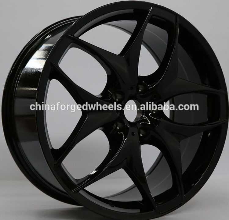 Gun Metal 22inch Car Rims Wiht 5x120 PCD For BMW X5 X6/Gloss Black Custmoized 22 inch Alloy Wheels Rims