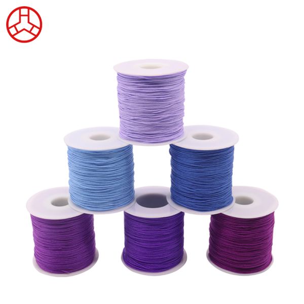 50g Silk Thread for Jewelry Making 1mm Nylon Material Braided Bracelet Accessories