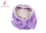 Hot Selling Custom Human Hair Wigs 100% Human Hair Purple Color Full Lace Wigs