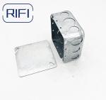 2 Gang Metal Wall Electrical Jucntion Box Square Shape
