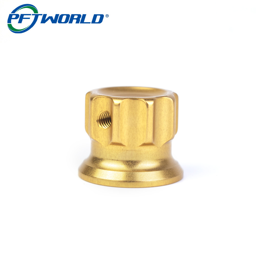 CNC Machining Anodizing Aluminum Parts Knurled Knob