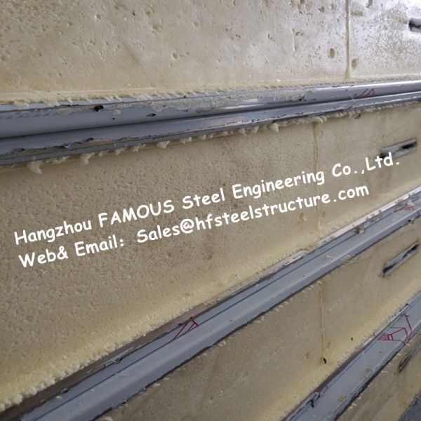 Insulated Sandwich PU Cold Room Wall Panels For Refrigeration Unit And Deep Freezer Cold Storage