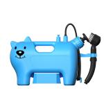 Bathroom Dog Bath Brush Massage Soft Safety Silicone Comb with Shampoo Box Pet