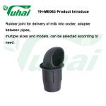 Flexible Rubber Elbow Fittings Color / Design Customized Available