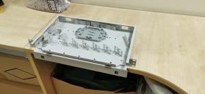 Wholesale SC LC 1U 48 Port Swing Out Fiber Optical Patch Panel from china suppliers