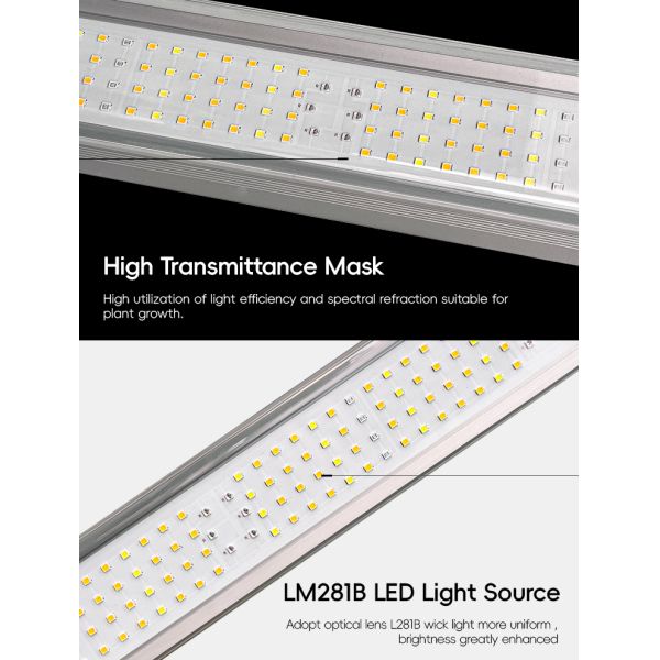 Professional Hydroponic Vertical Farm Full Spectrum 100 Watt 120W Inter Under Canopy Led Grow Light with Samsung Chips