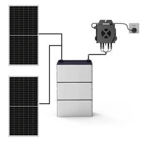 Wholesale Complete Balcony Solar Storage System LiFePO4 Battery 800w With Micro Inverter from china suppliers