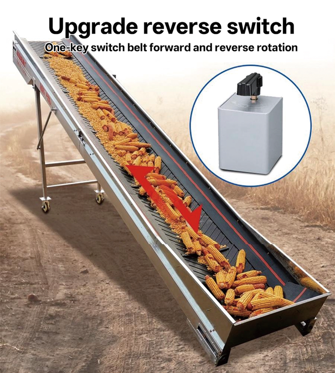 oem Mobile Folding Industrial Inclined Belt Conveyor for Loading and Unloading Goods Belt Inclined Conveyor Factory, Farms, Energy & Mining, Food &