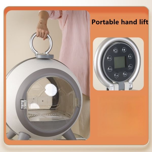 Odor Control Self Cleaning Cat Litter Box enclosure Battery Operated Waterproof