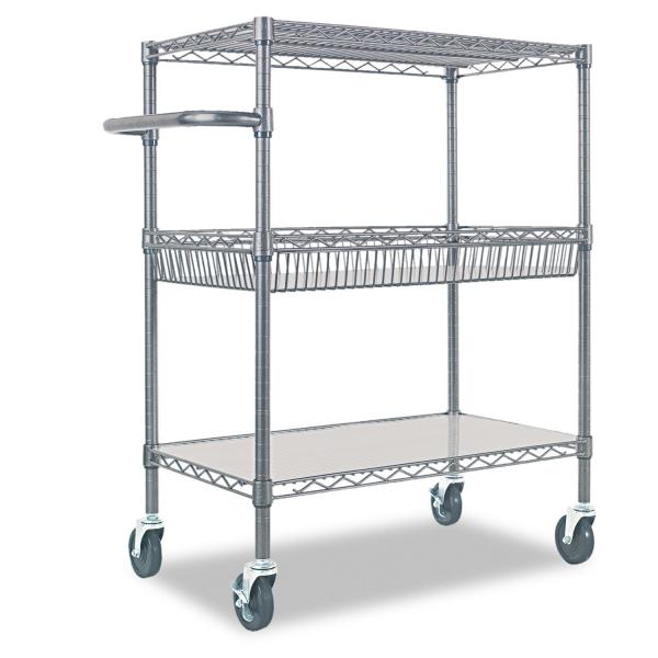 Cold Room & Frozen Storage Custom Metal Shelving Stainless Steel Trolley & Carts