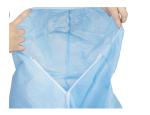 Hospital Microporous Disposable Protective Clothing with Hood
