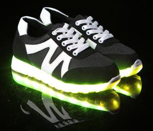 Wholesale Shoes With Led Flashing Light and color flashing led shoes from china suppliers