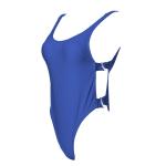 Tiered Layer Tie a Knot Front Top With Low waist Bikini swimsuit high cut