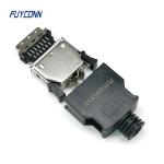 Solder Male SCSI Connector 2.17mm 20pin 26Pin MDR Connector w/ Plastic Cover