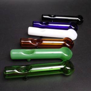 Wholesale Mini Portable Glass Hand Pipe 4.3 Inch For Dry Herb Customized Design from china suppliers