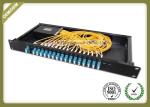 1U 19 Inch Fiber Optic Rack Mount Single Fiber / Dual Fiber 1 X 16CWDM Mux And