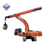 26 Ton Clamshell Telescopic Arm Excavator Barrel Boom 0.6m3