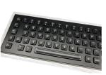 20mA Black Metal Keyboard 64 Keys Integrated Touchpad SS Electrophoretic
