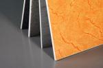 Durable UV Coating Calcium Silicate Panels TV Background Imitation Granite Grain