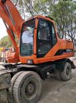 wheel excavator Doosan 210-7W second hand excavator