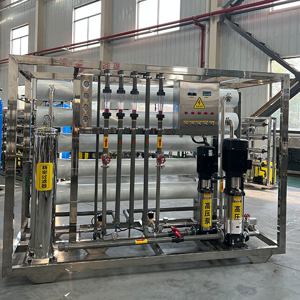 4T Double Stage Reverse Osmosis Equipment For Commercial Water Purification