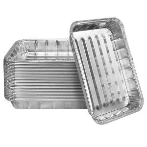 Wholesale Disposable Broiler Pan Grill Big BBQ Roaster for Cooking Aluminum Tray from china suppliers