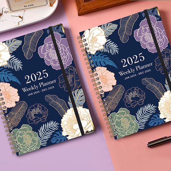 Academic Usage Scenario Spiral Hardcover Notebook with High Durability Cover