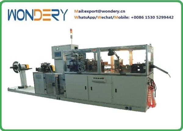 Fully automatic Aluminum Radiator Fin Machine 48mm Wide OEM Production