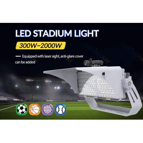 Mercury Free High Mast Led 600W Stadium Flood Lighting For Sports Stadium