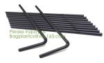PLA Drinking Straws, CPLA Giant Straws, Individually Wrapped, Plant Based