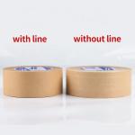 Single Sided Adhesive Reinforced Kraft Paper Tape For Carton Sealing 130-150um