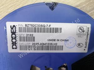 China BZT52C33SQ-7-F  Zener Diode 33 V 200 mW ±6.06% Surface Mount SOD-323 on sale