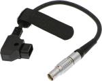 Flexible Red Camera Monitor Cable , D Tap Power Cable Lemo 6 Pin Female