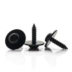 Metal Black Self Tapping Screws 180mm For Vehicle Body Fender Retainer Clips
